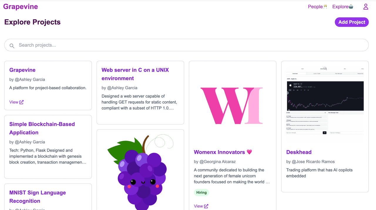 Grapevine Platform Overview